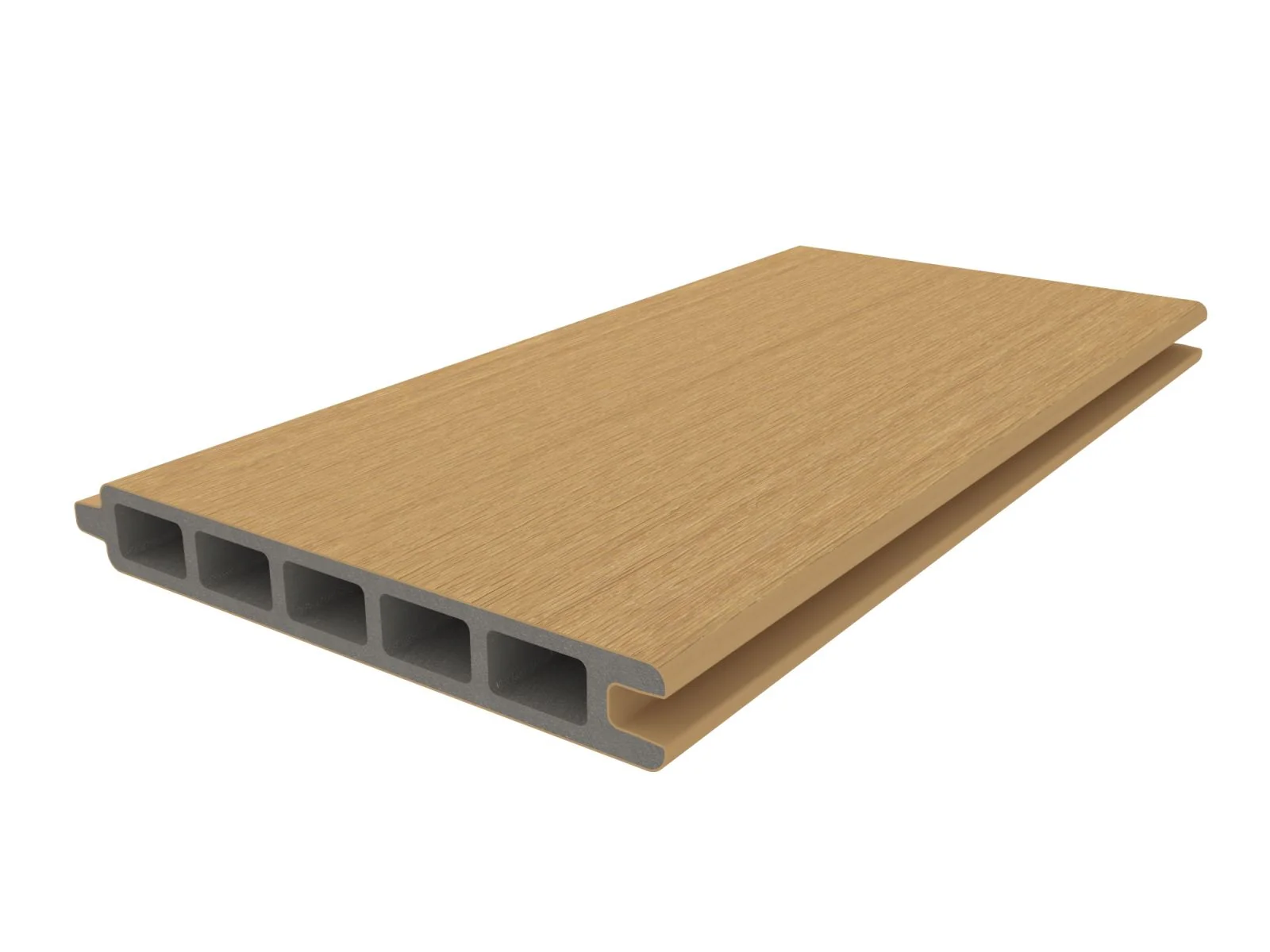 Linholm WPC Zaun Portland, Red Cedar, 176 x 183 cm - Image 5