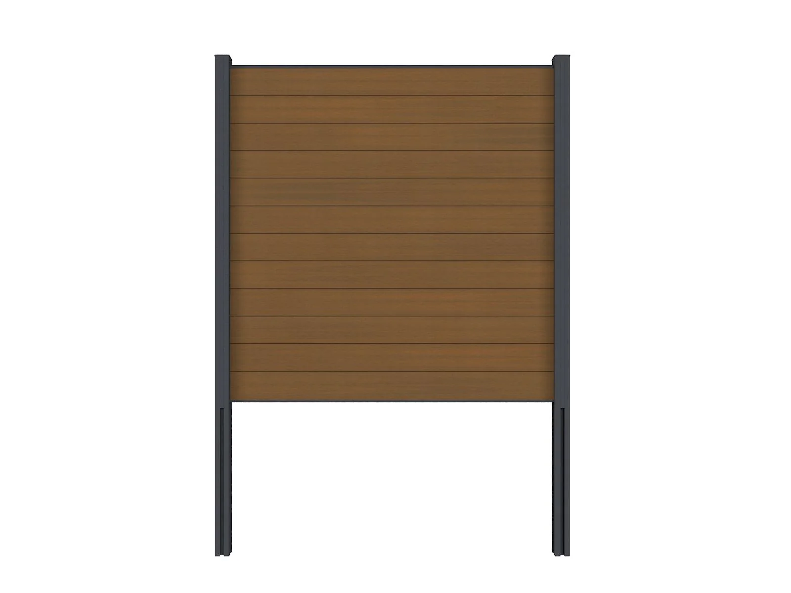 Linholm WPC Zaun Portland, Teak, 176 x 183 cm - Image 11
