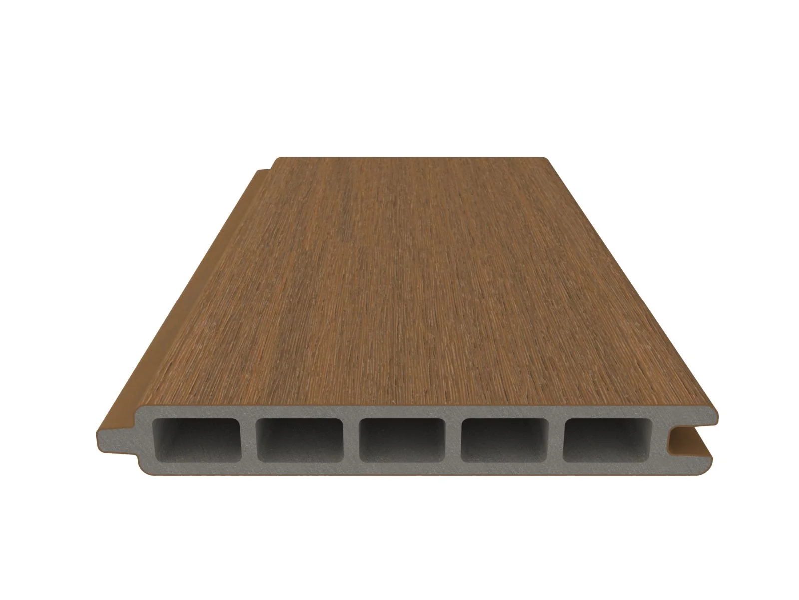 Linholm WPC Zaun Portland, Teak, 176 x 183 cm - Image 6