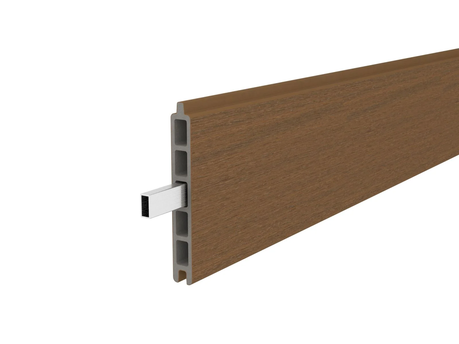 Linholm WPC Zaun Portland, Teak, 176 x 183 cm - Image 9