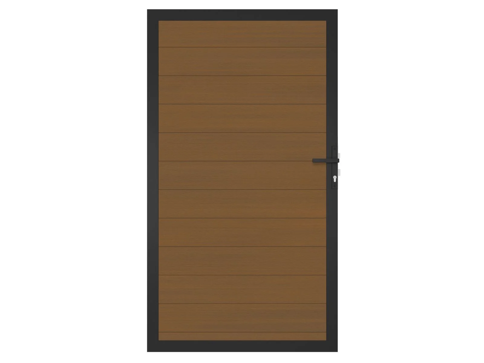 Linholm Zauntor Portland Teak, 100 x 180 cm - Image 2