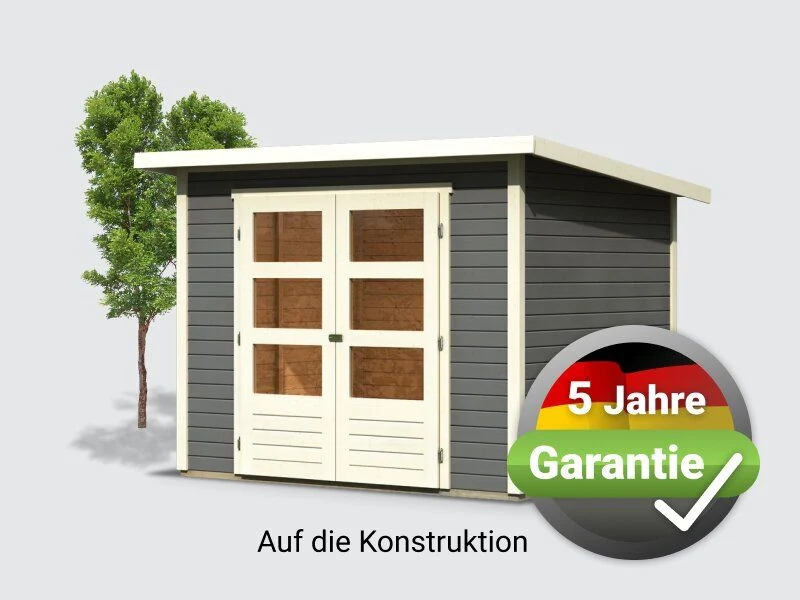 Norlinio Gartenhaus Stegen 3 terragrau inkl. Fußboden - Image 4