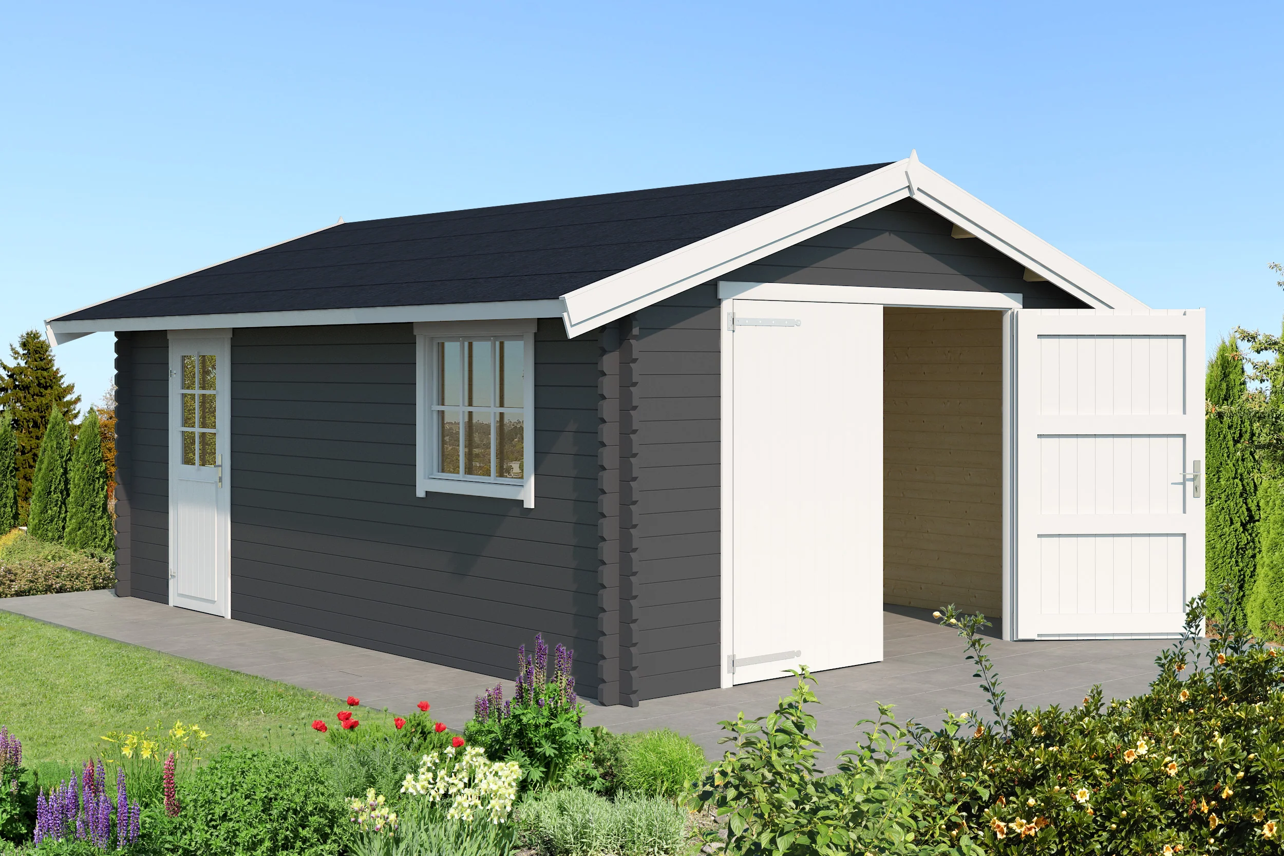 Outdoor Garage Yarik 540 carbongrau