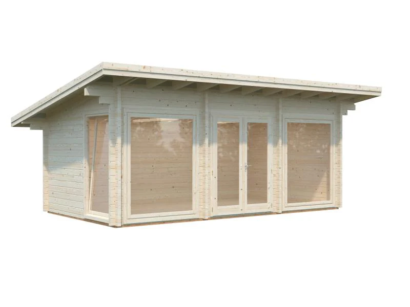Palmako Blockbohlenhaus Heidi 19,7 70 mm natur - Image 2