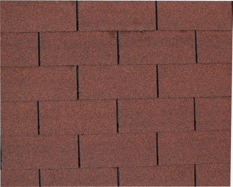 Palmako Dachschindel Rot 1 Paket = 3 m²