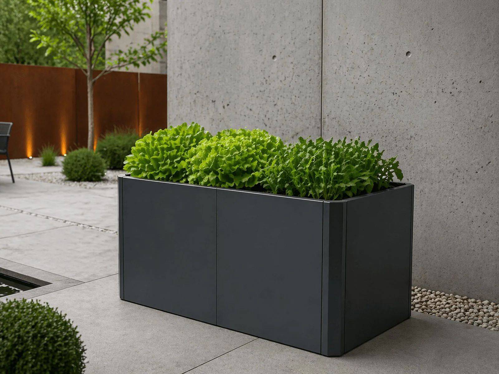 Linholm Premium Hochbeet Stahl anthrazit 120x80x75cm - Image 2