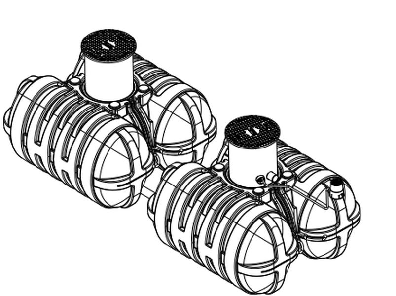 Roth Flachtank - Zisterne Twinbloc Garten-Set 10000 Liter (2 x 5000 L) - Image 6
