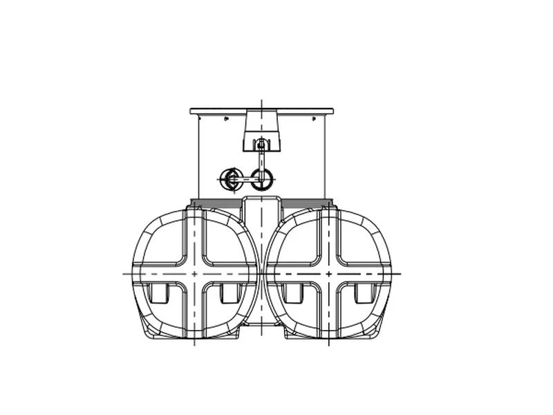 Roth Flachtank - Zisterne Twinbloc Garten-Set 1500 Liter mit Tauchpumpe - Image 3