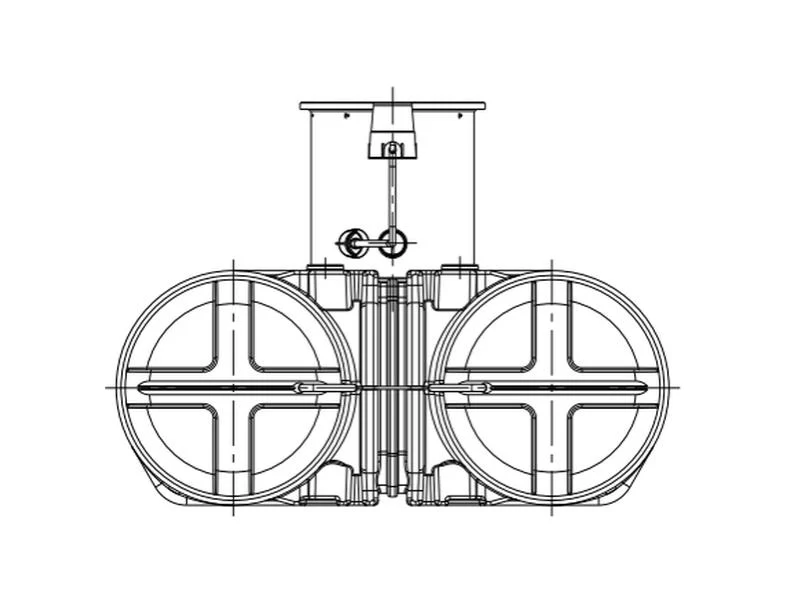 Roth Flachtank - Zisterne Twinbloc Garten-Set 3500 Liter - Image 3