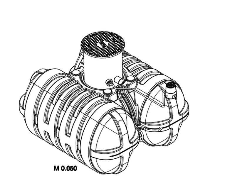 Roth Flachtank - Zisterne Twinbloc Garten-Set 5000 Liter - Image 4
