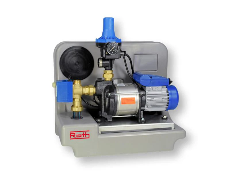 Roth Regenwasseranlage für Hausanschluss ECO, 3500 Liter, mit Flachtank & Pumpen-Modul Standard - Image 4