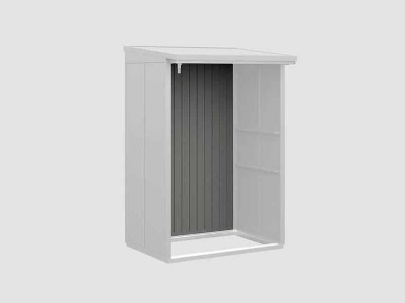 Rückwand EcoStar-Kaminholzregale Typ 1 grau