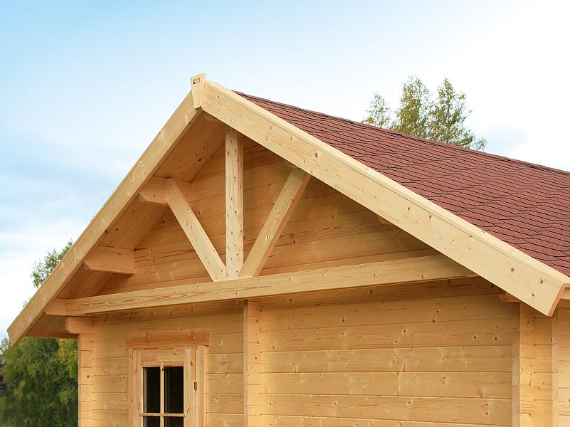 Skan Holz Blockbohlenhaus Bern 2 45plus, 560 x 420 cm - Image 4