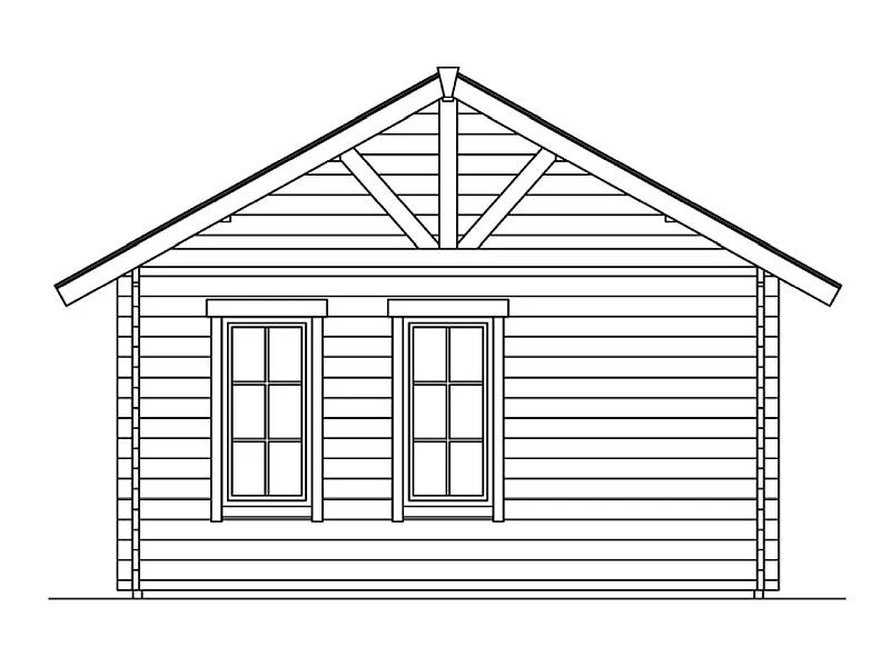 Skan Holz Blockbohlenhaus Bern 2 45plus, 560 x 420 cm - Image 7