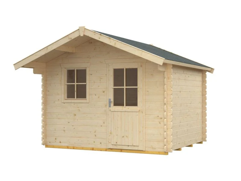Skan Holz Blockbohlenhaus Como Größe 1, 300 x 200 cm - Image 2