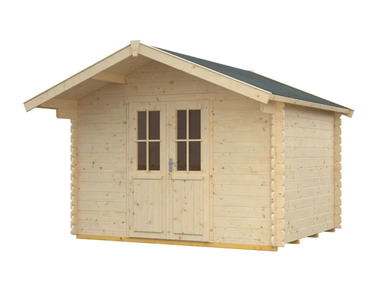 Skan Holz Blockbohlenhaus Faro Größe 2, 300 x 250 cm - Image 2