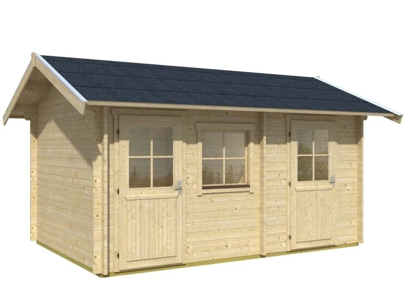 Skan Holz Blockbohlenhaus Lausanna 45plus mit zweiter Dachschalung - Image 2