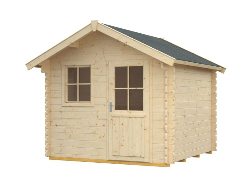 Skan Holz Blockbohlenhaus Porto Größe 1, 250 x 200 cm - Image 2