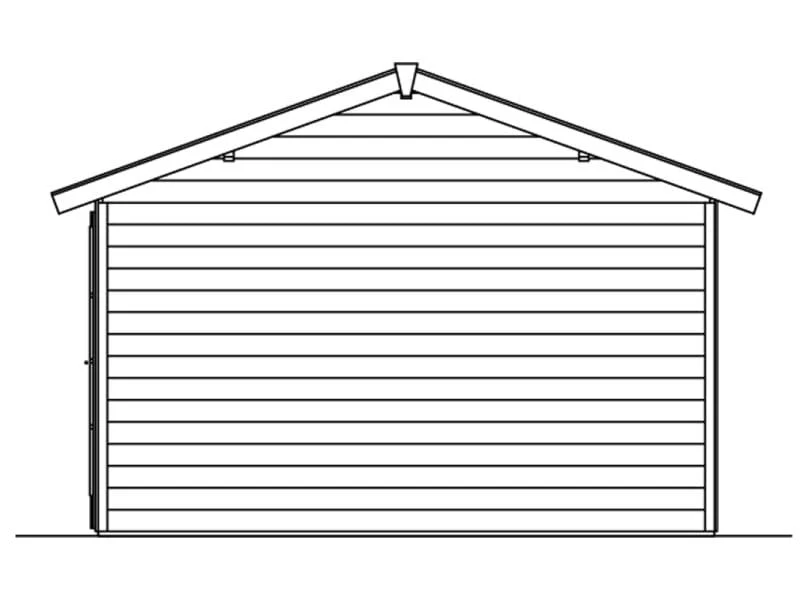 Skan Holz Blockbohlenhaus Tilburg in schiefergrau - Image 6