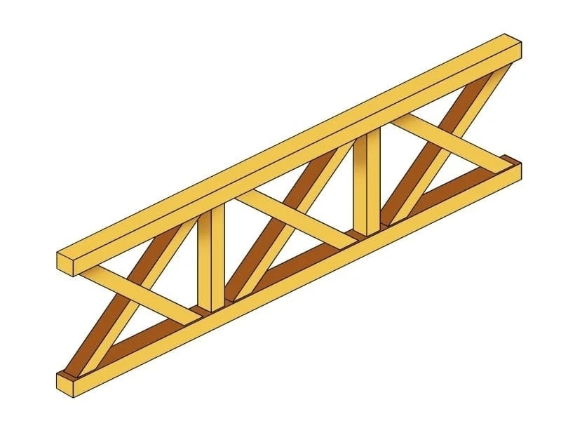 Skan Holz Brüstung für Pavillons 270 cm Andreaskreuz in schiefergrau - Image 3