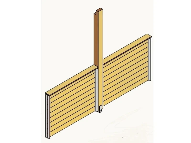Skan Holz Brüstung für Toulouse in weiß - Image 2