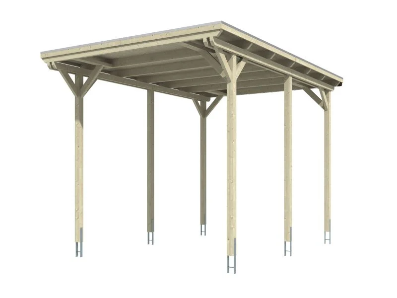 Skan Holz Carport Emsland Caravan 404 x 604 x 372 cm - Image 2