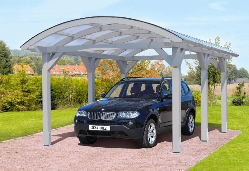 Skan Holz Carport Franken 376 x 541 cm Leimholz - Image 2