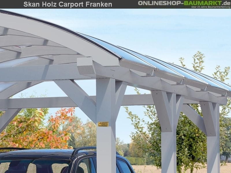 Skan Holz Carport Franken 635 x 755 cm Leimholz - Image 5