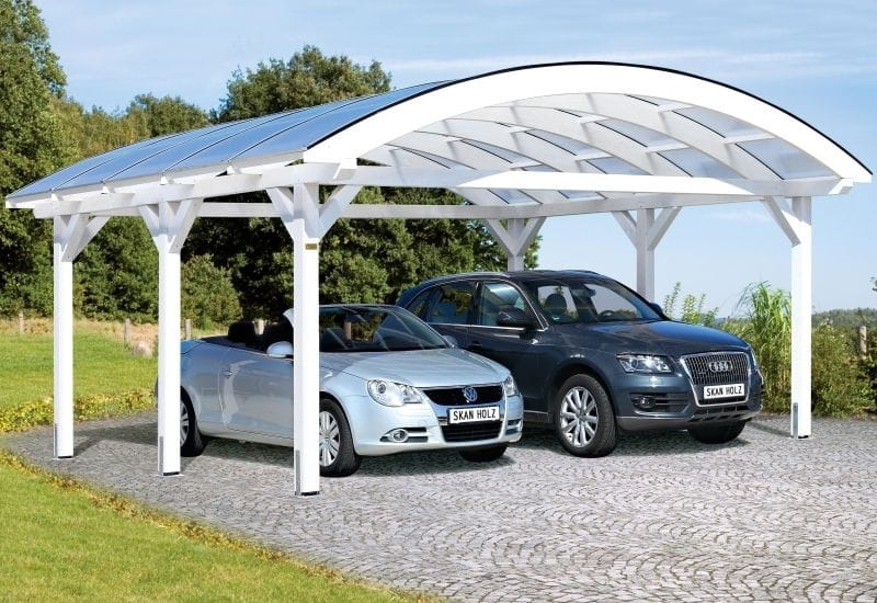 Skan Holz Carport Franken 635 x 969 cm Leimholz - Image 2