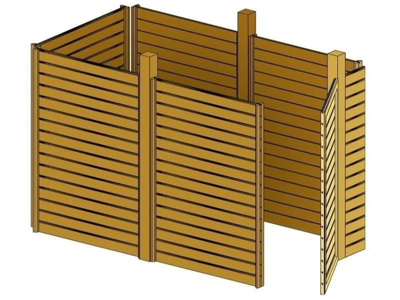 Skan Holz Carport Friesland Set 4 557 x 708 cm - Image 6