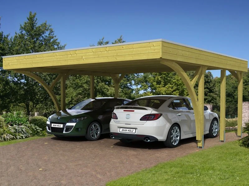 Skan Holz Carport Friesland Set 8