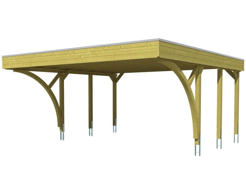 Skan Holz Carport Friesland Set 8 - Image 2