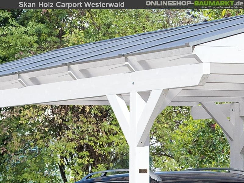 Skan Holz Carport Westerwald 362 x 541 cm Leimholz - Image 6