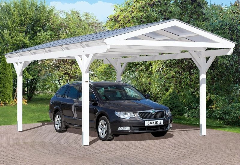 Skan Holz Carport Westerwald 570 x 541 cm Leimholz - Image 2