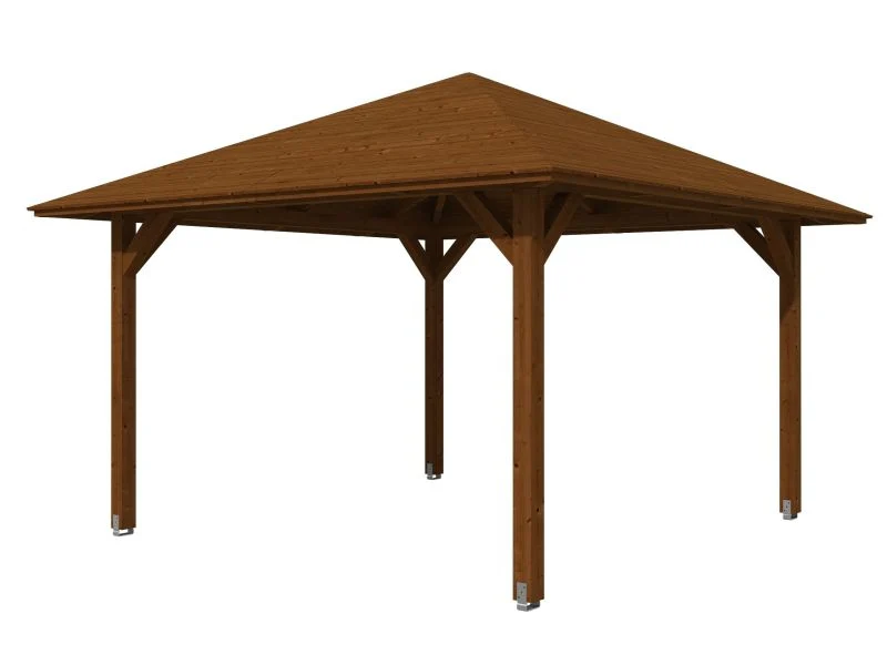 Skan Holz Pavillon Cannes Größe 2 in nussbaum - Image 2