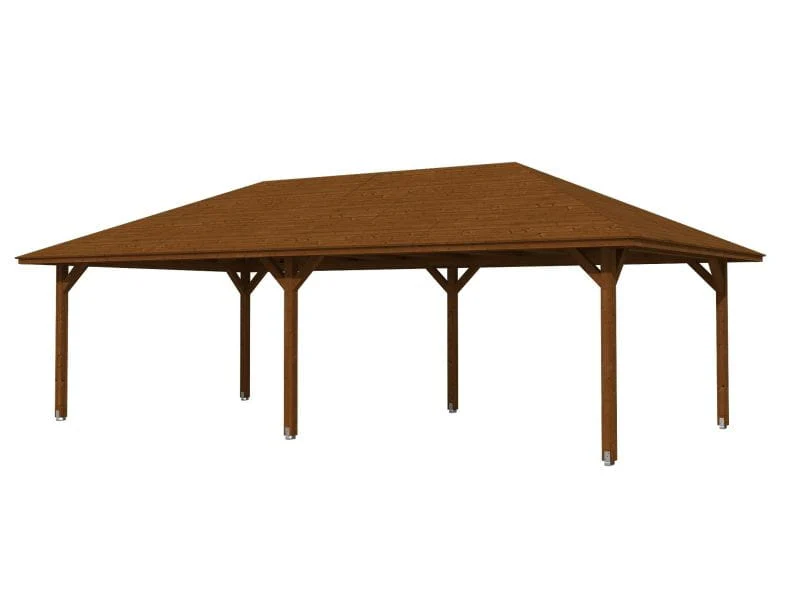 Skan Holz Pavillon Orleans Größe 3 nussbaum - Image 7