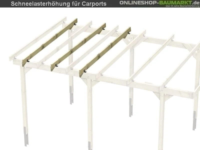 Skan Holz Schneelasterhöhung auf 1,90 kN / qm für Carports