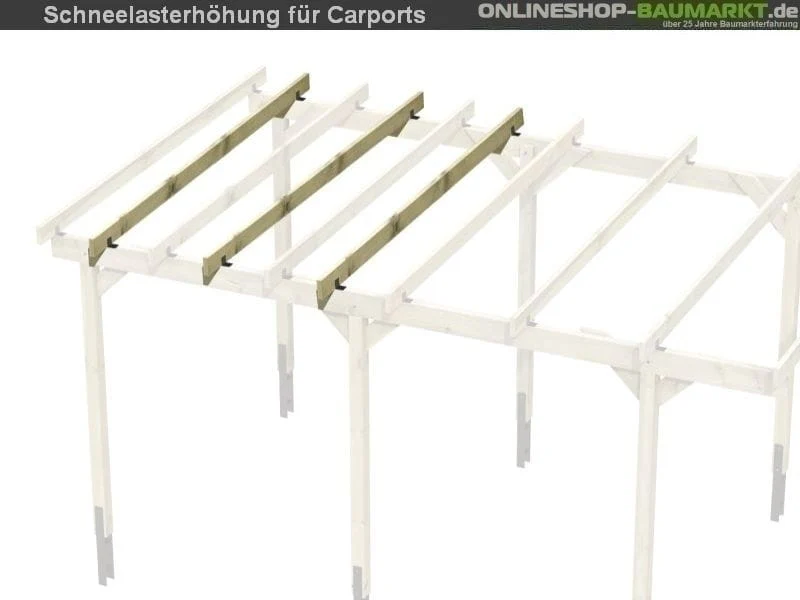 Skan Holz Schneelasterhöhung auf 2,50 kN / qm für Carports