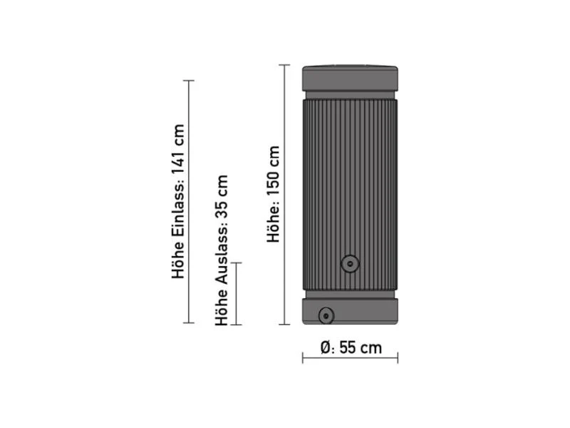 Speidel Regensäule 300 Liter, grün - Image 3