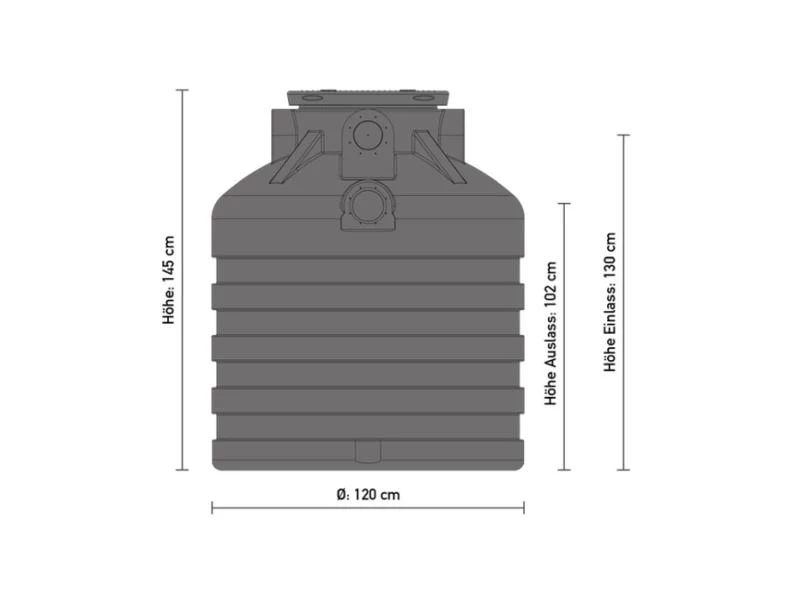 Speidel Regenwasser-Zisterne Mini 1000 Liter - Image 3