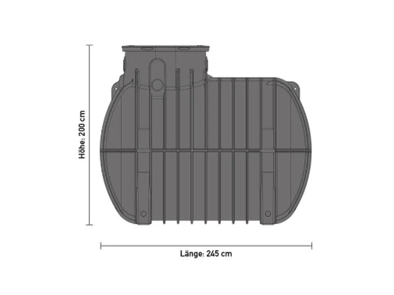Speidel Zisternen Set Garten Eco 4000 Liter mit Tankabdeckung und Korbfilter - Image 4