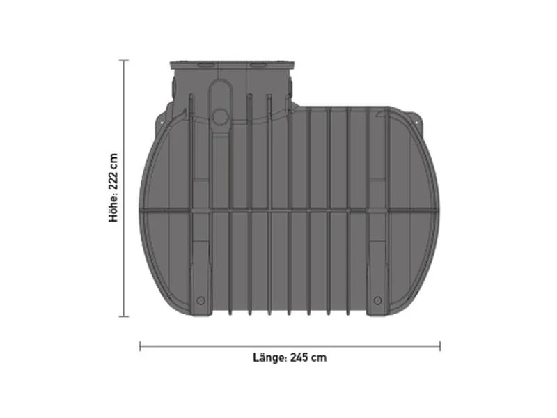 Speidel Zisternen-Set Garten Eco 5000 Liter mit Tankabdeckung und Korbfilter - Image 3