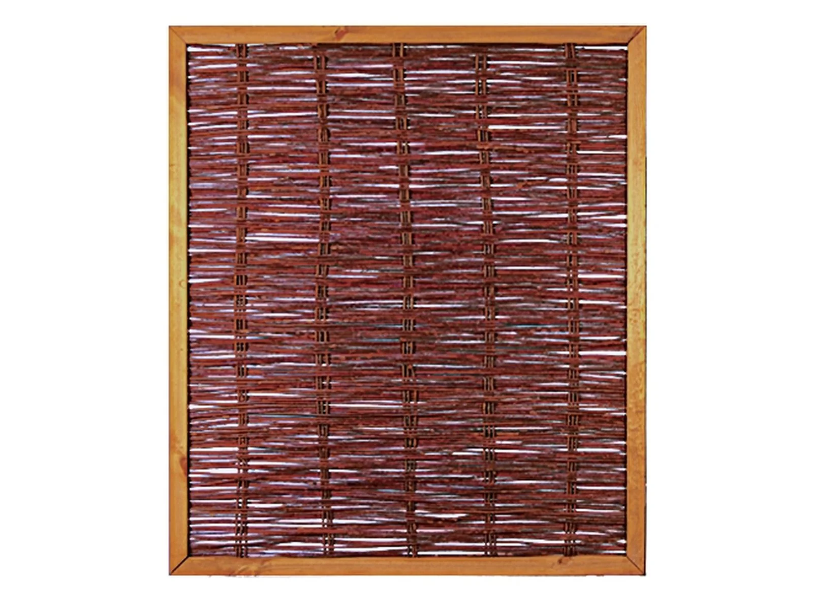 T&J Weidegeflechtzaun FAKO, Sichtschutz, 120 x 140 cm, inkl. umlauf. Rahmen