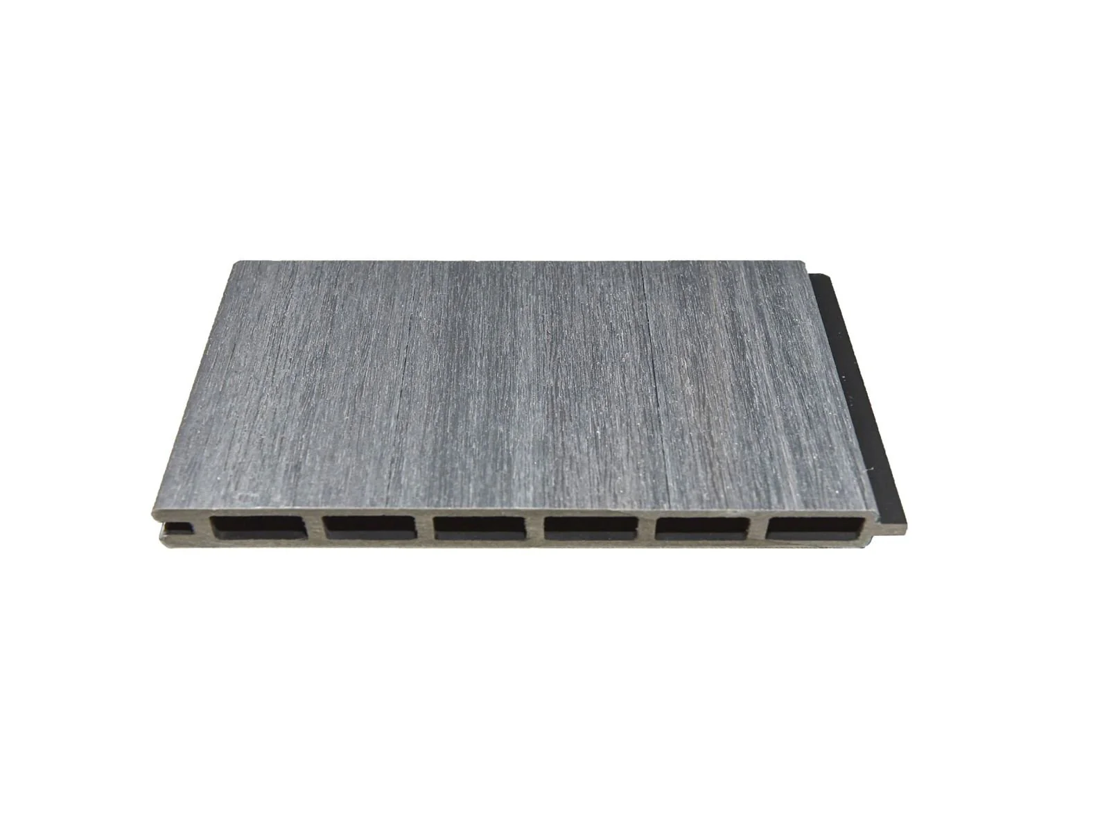 T&J WPC Zaun Elze Grundfeld (Komplettset) – Grau, Pfosten 180 cm - Image 2