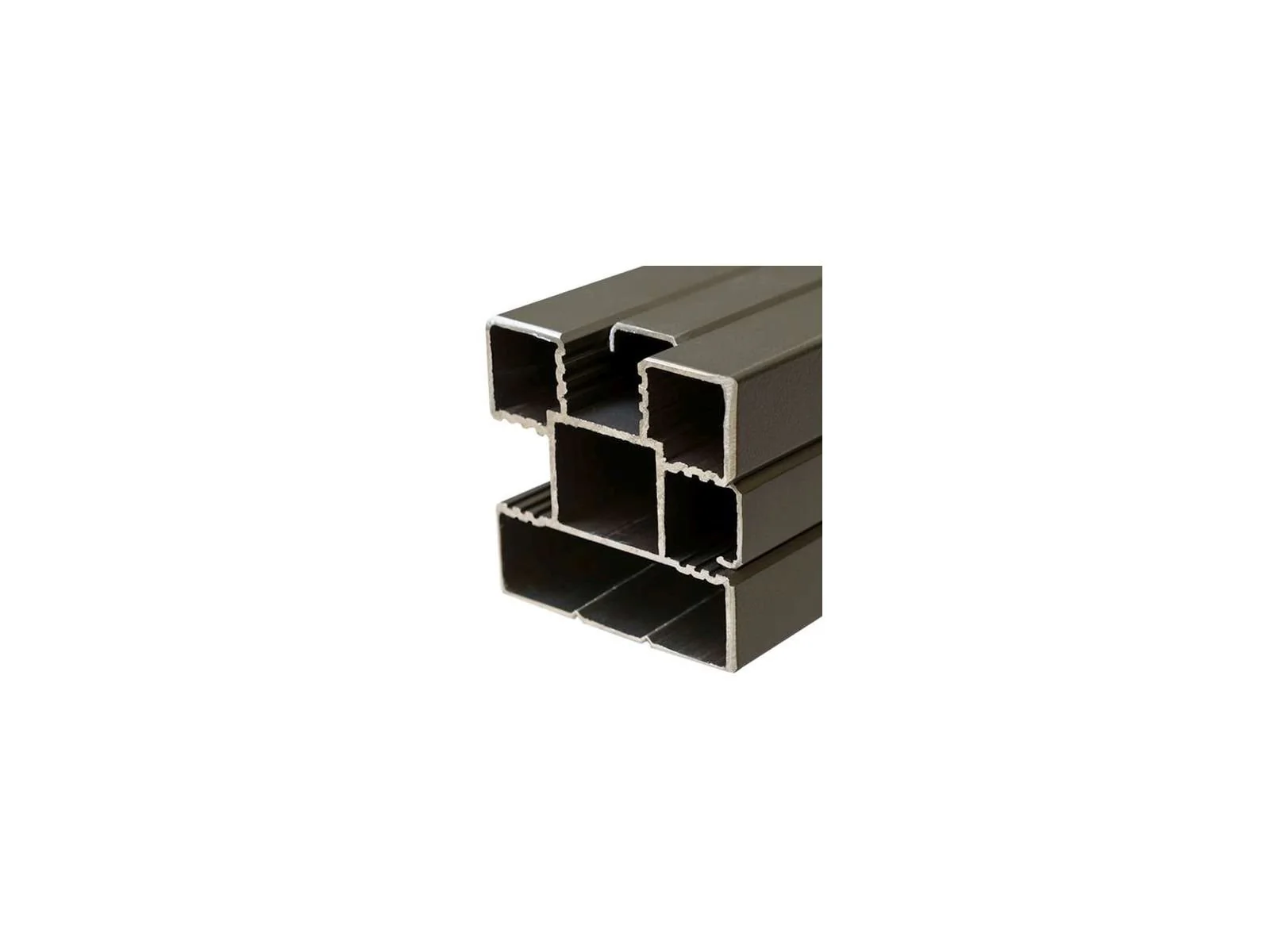 T&J WPC Zaun Holm Grundfeld (Komplettset) – Teak, Pfosten 270 cm - Image 4