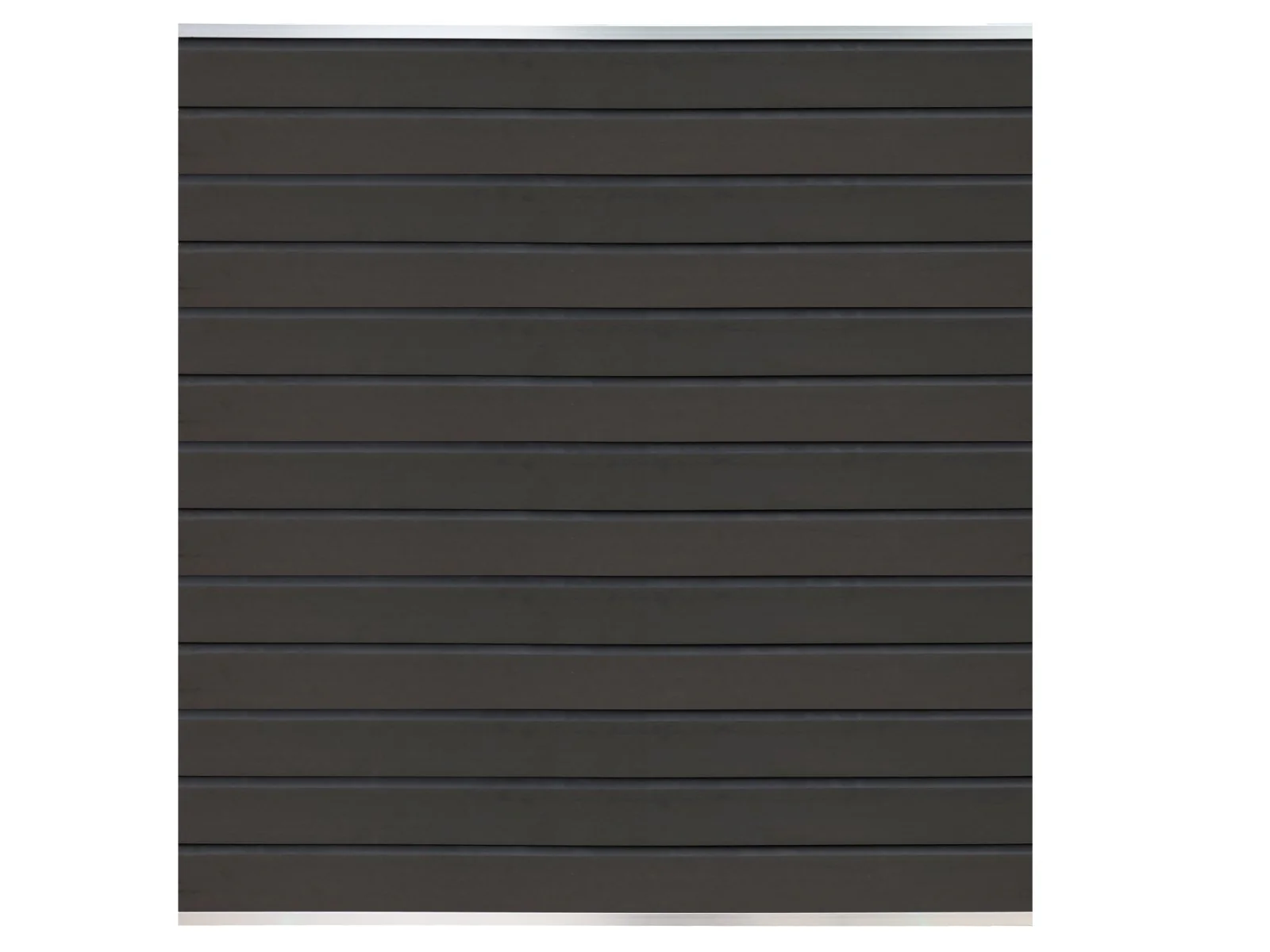 T&J WPC Zaun Wollbach Grundfeld (Komplettset) – Anthrazit, Pfosten 240 cm - Image 4