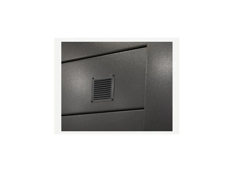 Telluria Metall-Garage Classico 3654, Granitgrau, inkl. Garagentor und Fenster - Image 5