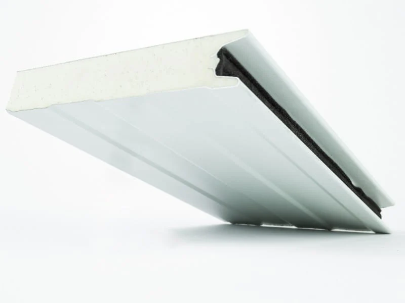Telluria Metall-Gerätehaus Classico 2424 Lichtgrau mit kleinem Seitendach rechts - Image 5