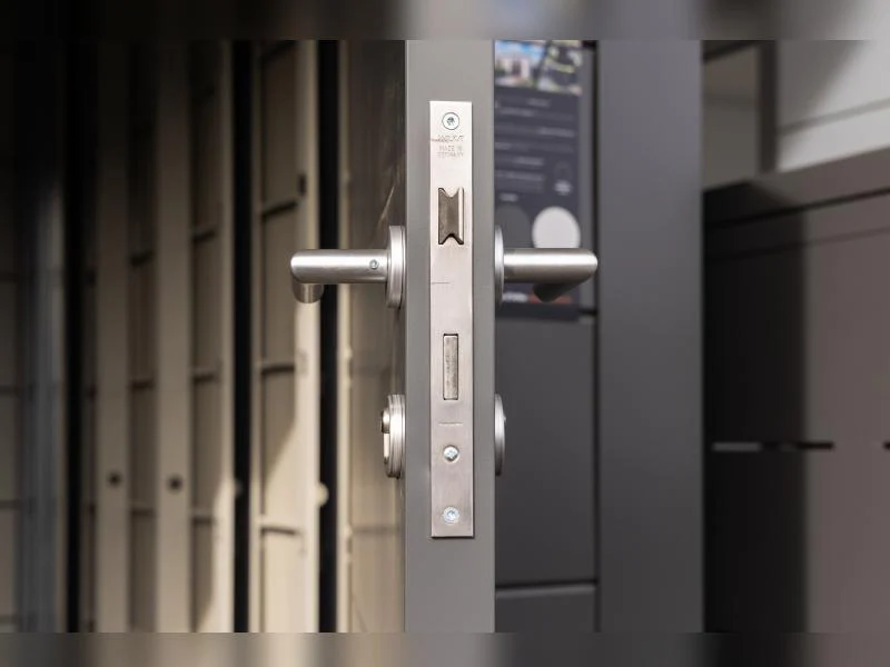 Telluria Metall-Gerätehaus Duo 2721, Lichtgrau - Image 3