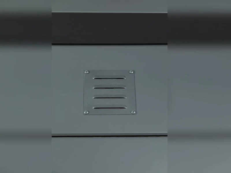 Telluria Metall-Gerätehaus Luminato 5436+, Komplett Weiß, inkl. 2 bodentiefe Fenster - Image 5